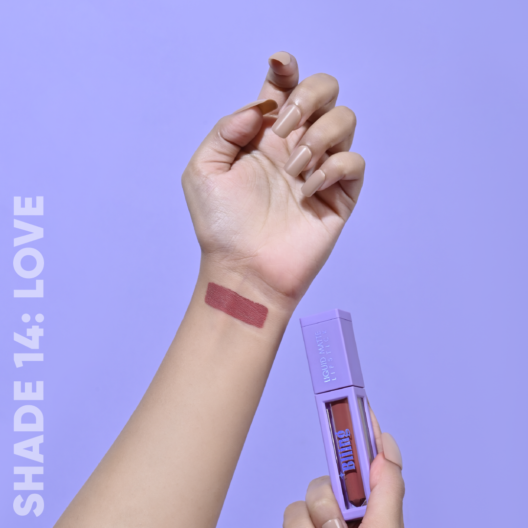 Bliing Liquid Matte Finished long lasting waterproof Lipstick 👉 Buy 2 get 1 free