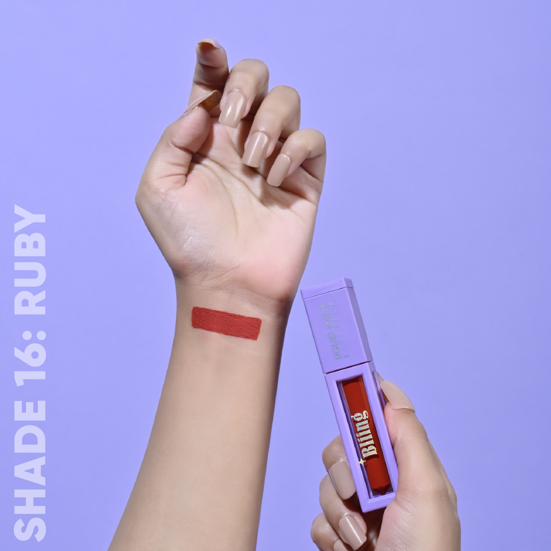 Bliing Liquid Matte Finished long lasting waterproof Lipstick 👉 Buy 2 get 1 free