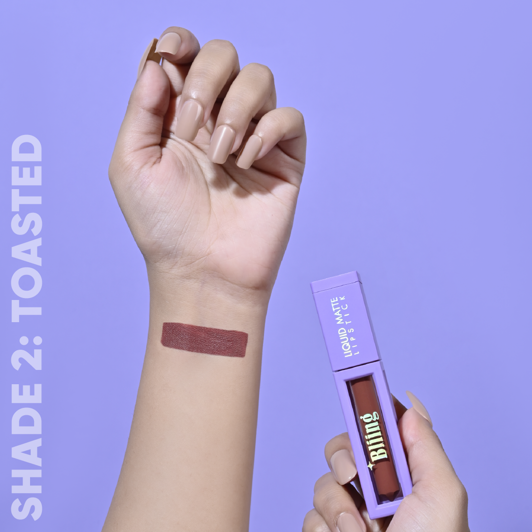 Bliing Liquid Matte Finished long lasting waterproof Lipstick 👉 Buy 2 get 1 free