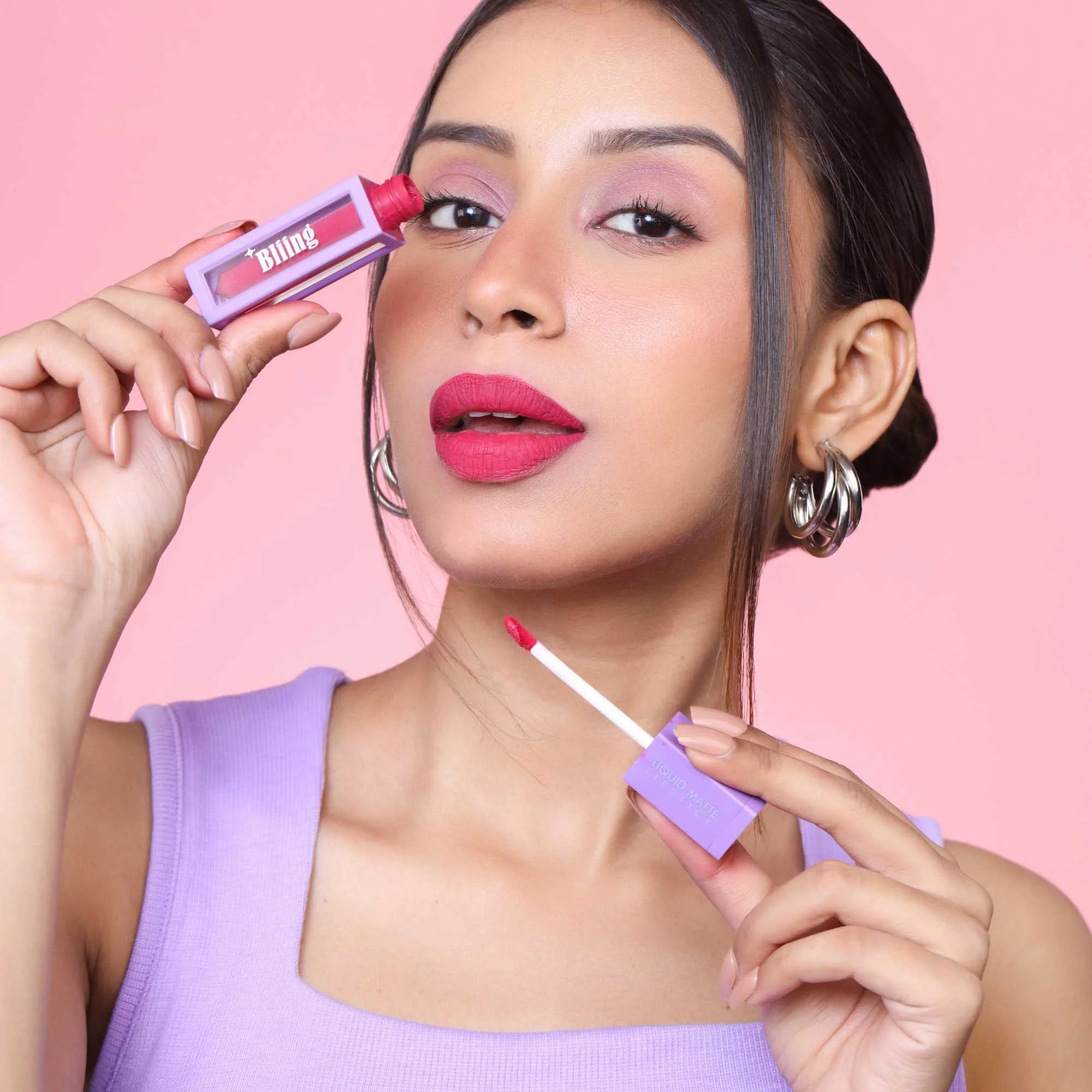 Bliing Liquid Matte Finished long lasting waterproof Lipstick 👉 Buy 2 get 1 free