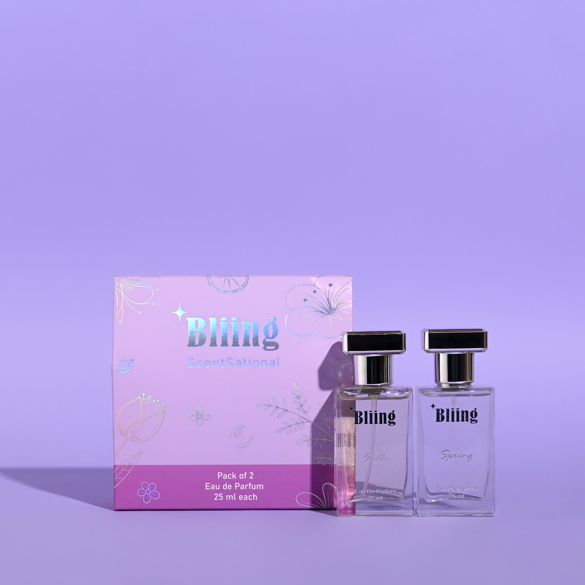 Bliing Scent Sational Pack Of 2 Eau De Perfume 25ml