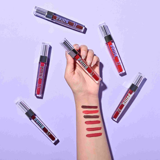 Bliing Liquid Matt Finish  Lipstick glossy Lips Combo 3pcs set